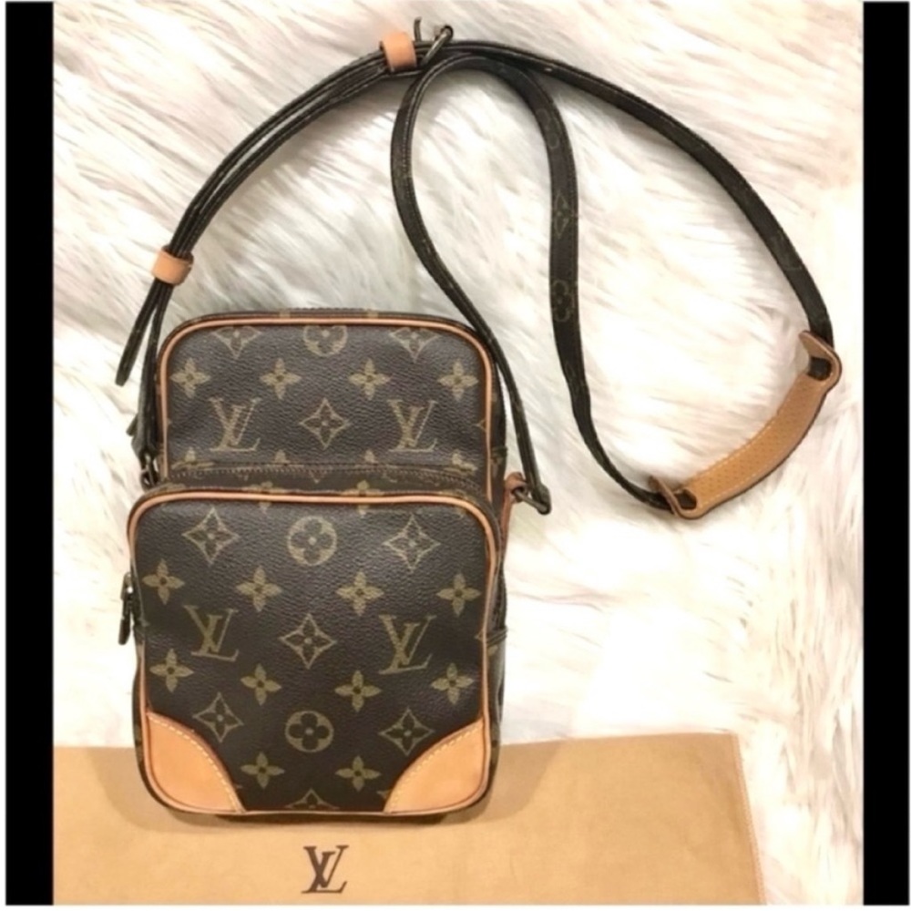 GOOD CONDITION! Authenticated Louis Vuitton Amazon Crossbody Shoulder Bag